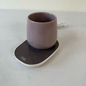 Saki Purple Mug with Warmer